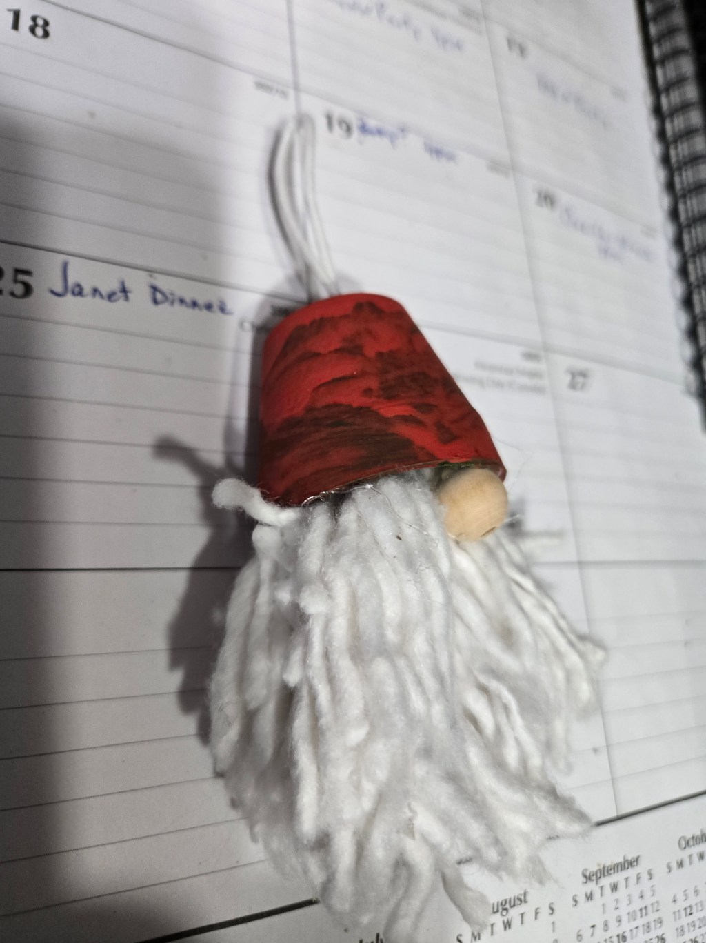 DAY 5 25 DAYS OF CHRISTMAS ORNAMENTS — GNOME ORNAMENT