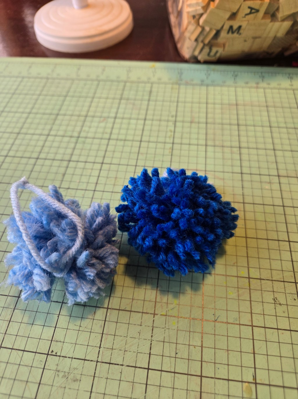 DAY 16 25 DAYS OF CHRISTMAS ORNAMENTS– POMPOMS